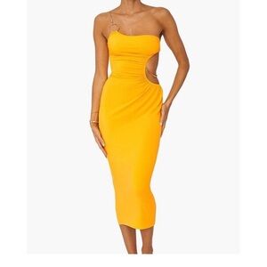 Snake Chain WeWoreWhat Dress